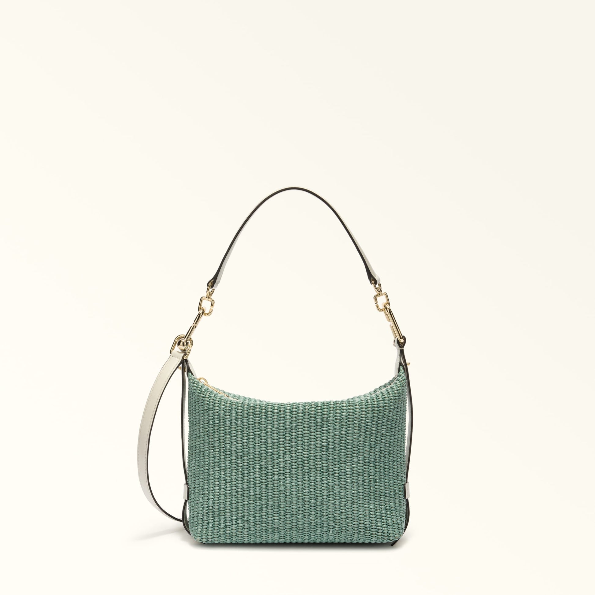 Furla Tonie Mini Hobo in Green - Bags 