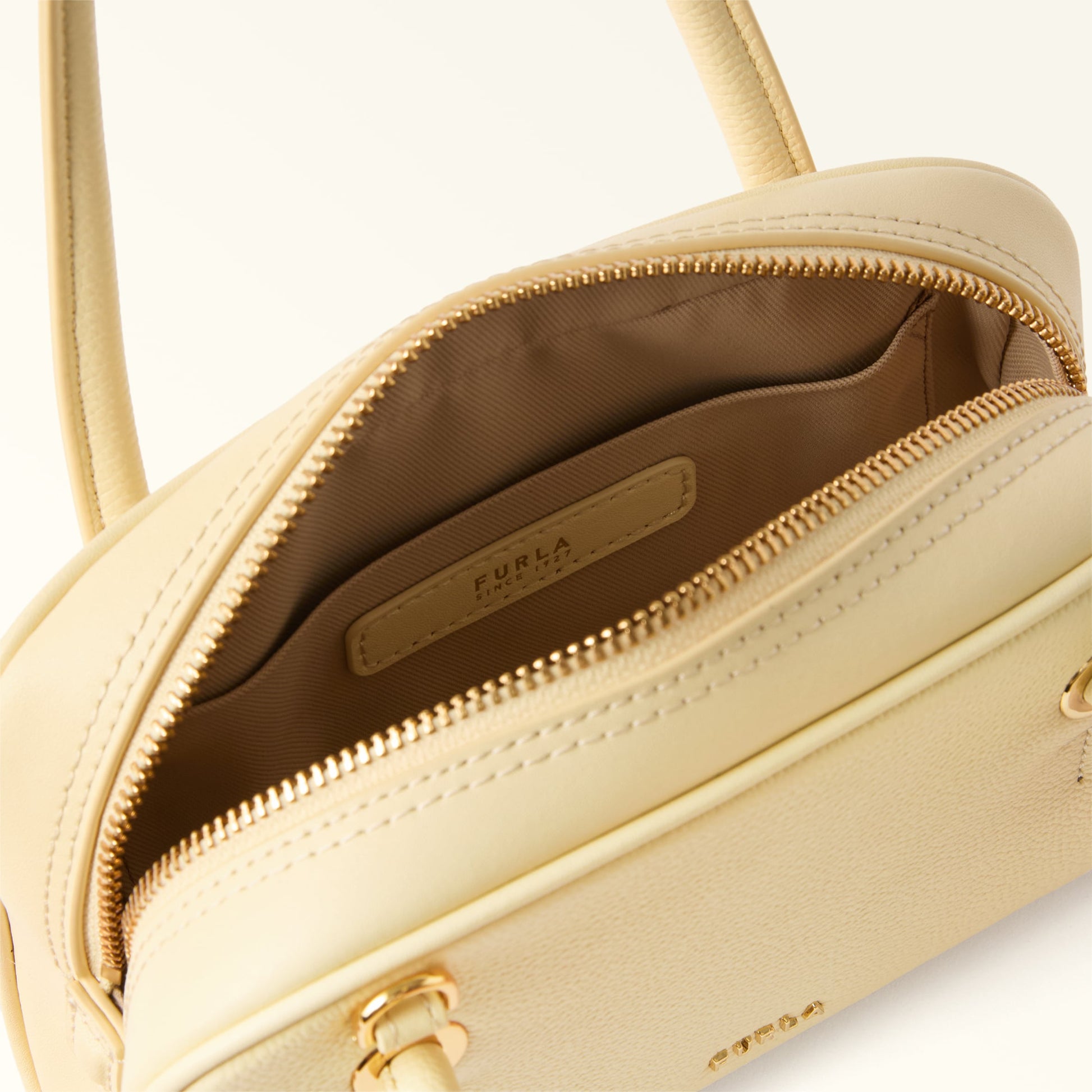 Furla Poppy Mini Dome in White - Bags 