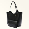 Furla Lea M Tote in Black - Bags 