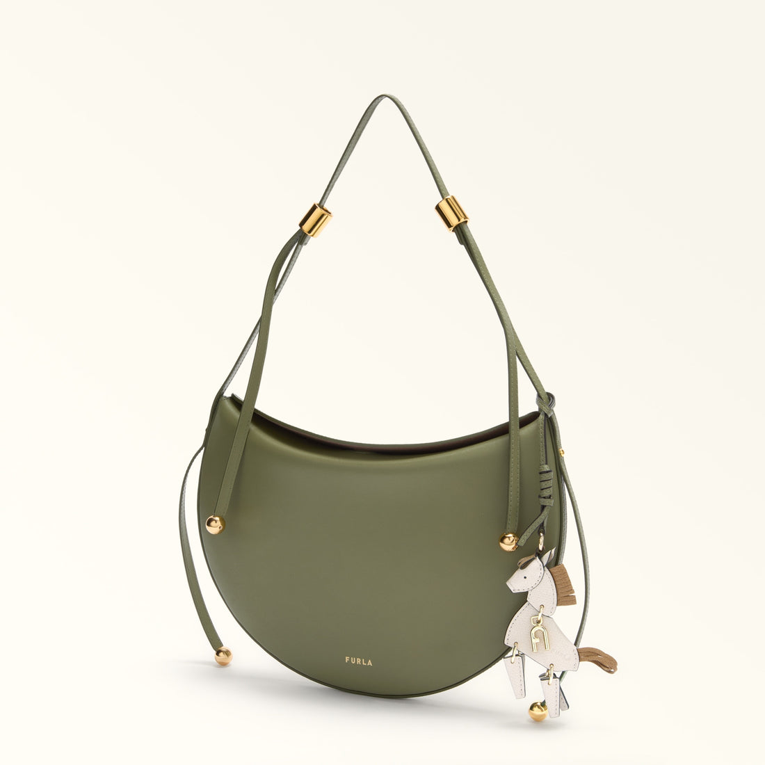 Furla Allegra Horse Charm in White - Charms 