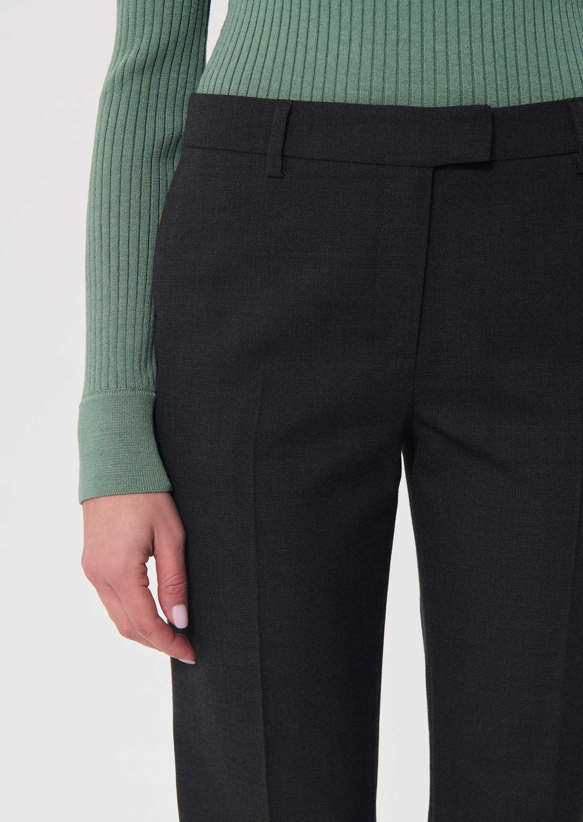 Paolino trousers in grey by Tara Jarmon