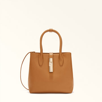 Furla Goccia S Tote Base 22 in Brown - Bags 