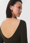 Roselene dress in khaki by Tara Jarmon