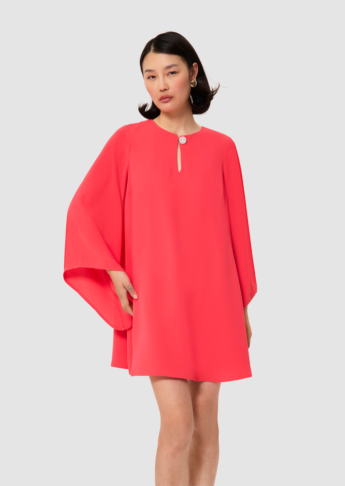 Raonie red crepe dress by Tara Jarmon Lebanon