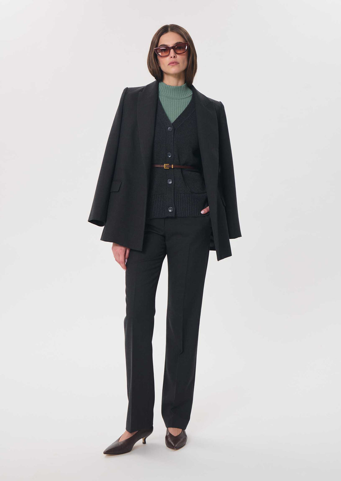 Paolino trousers in grey by Tara Jarmon