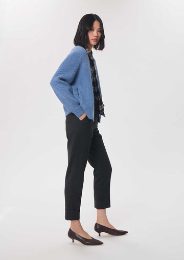 Philippa trousers in grey by Tara Jarmon