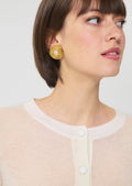 vest in ecru extra fine mohair