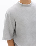 Celio Cotton Blend Short Sleeves Tshirt - Grey