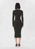 Jeannette skirt in khaki by Tara Jarmon