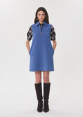 Riffi dress in denim blue by Tara Jarmon