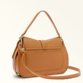 Furla Flow M Top Handle in Brown - Bags 