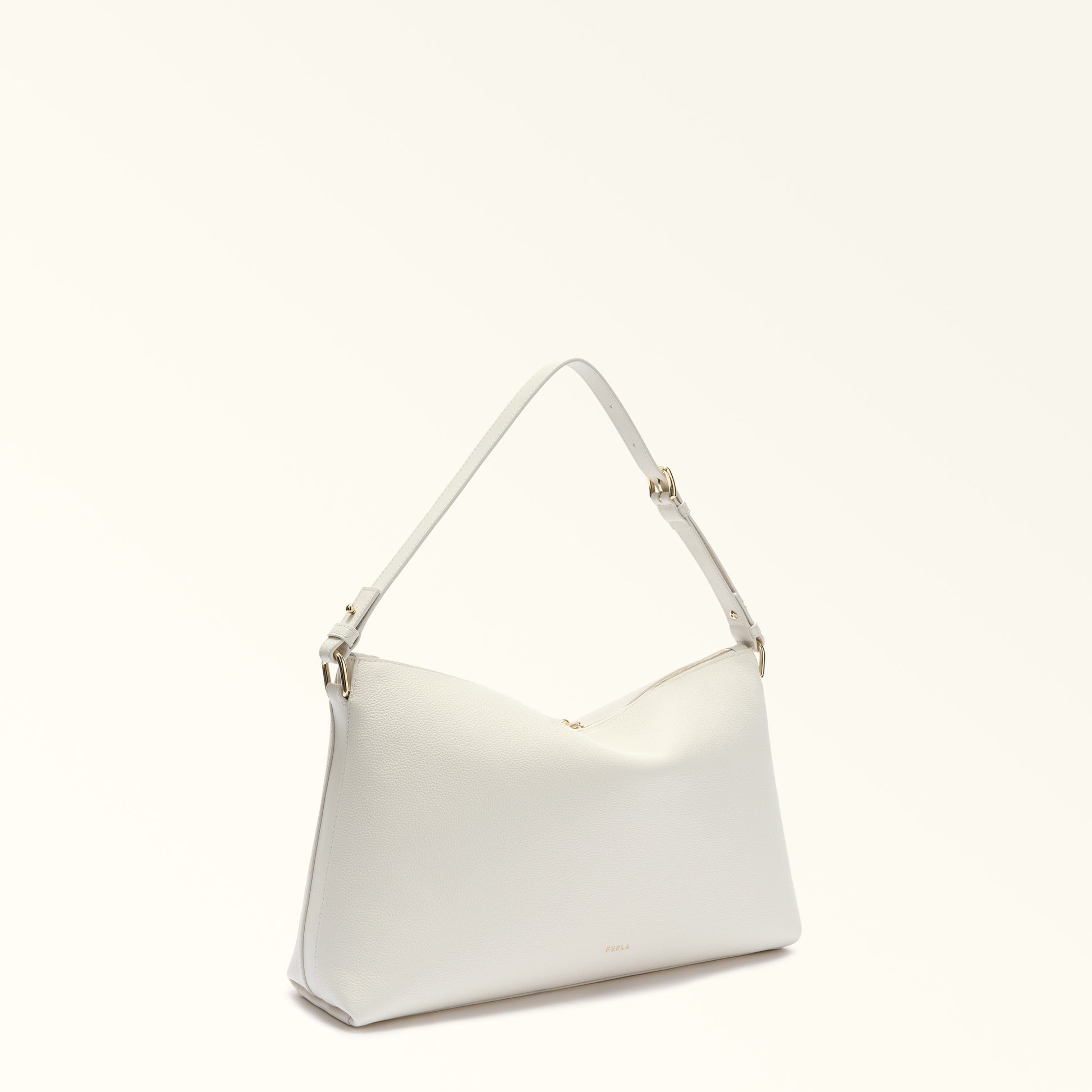 Furla Debby M Shoulder Bag Soft in White - Bags 