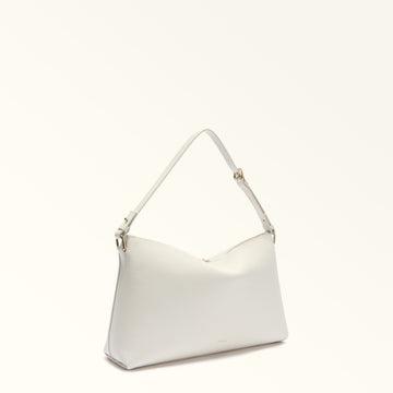 Furla Debby M Shoulder Bag Soft in White - Bags 