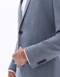 Slim Fit Stretch Blue Suit Jacket Celio