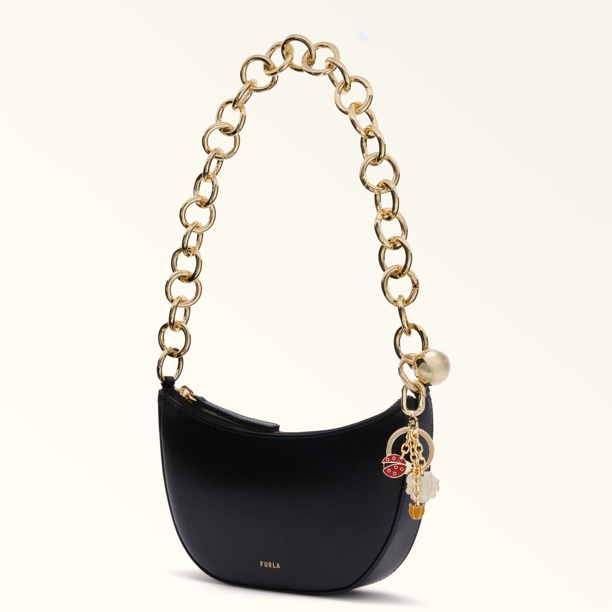 Keychain Furla Crystal Panna+Lacca+Senape