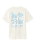 Celio Boxy crew neck T-shirt - 100% cotton naive print - White