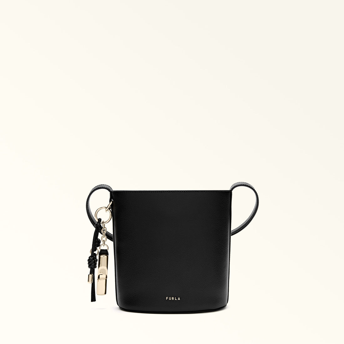 Furla Roxie M Bucket  Bag In Leather