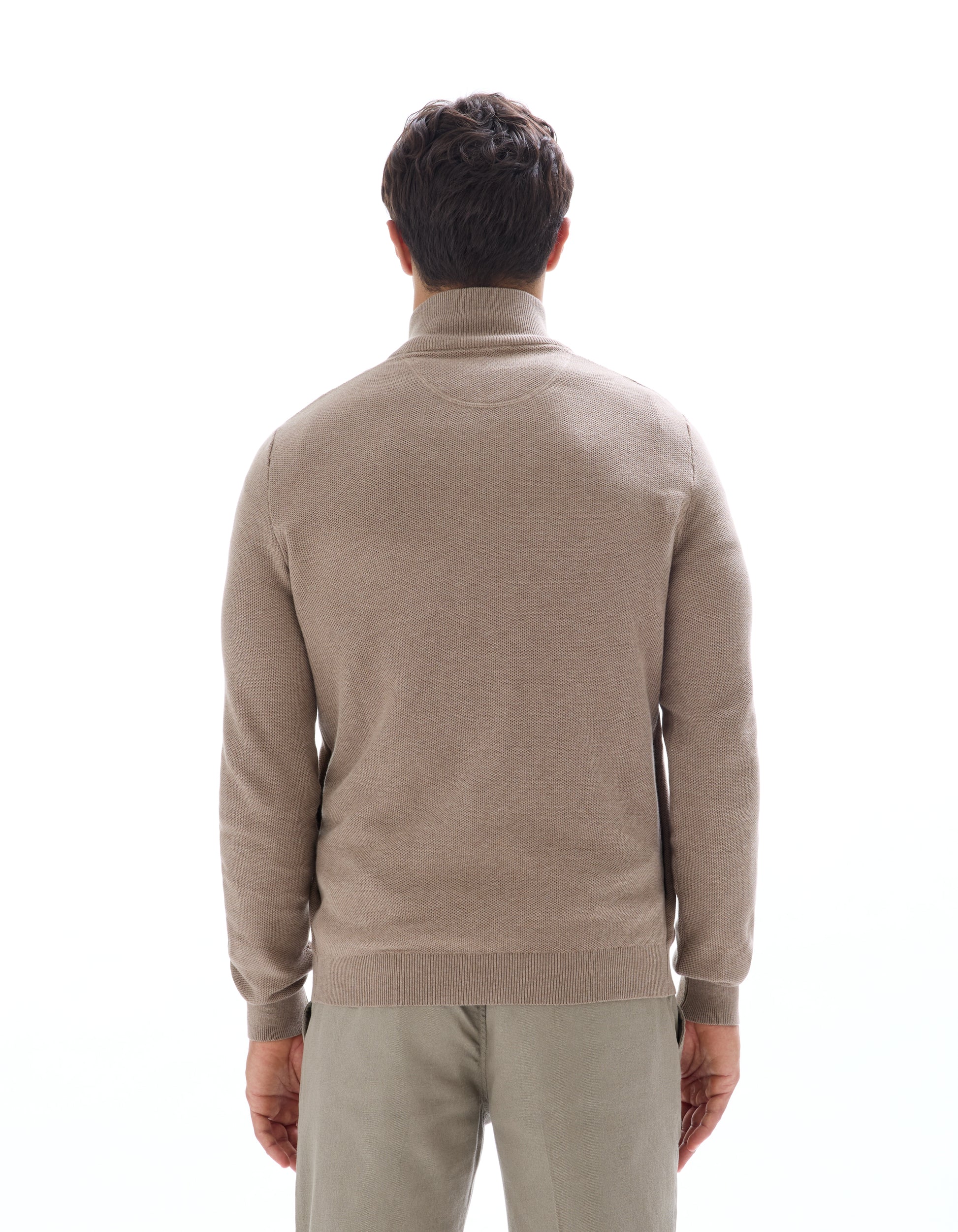 Beige Humus Cardigan - Celio Lebanon