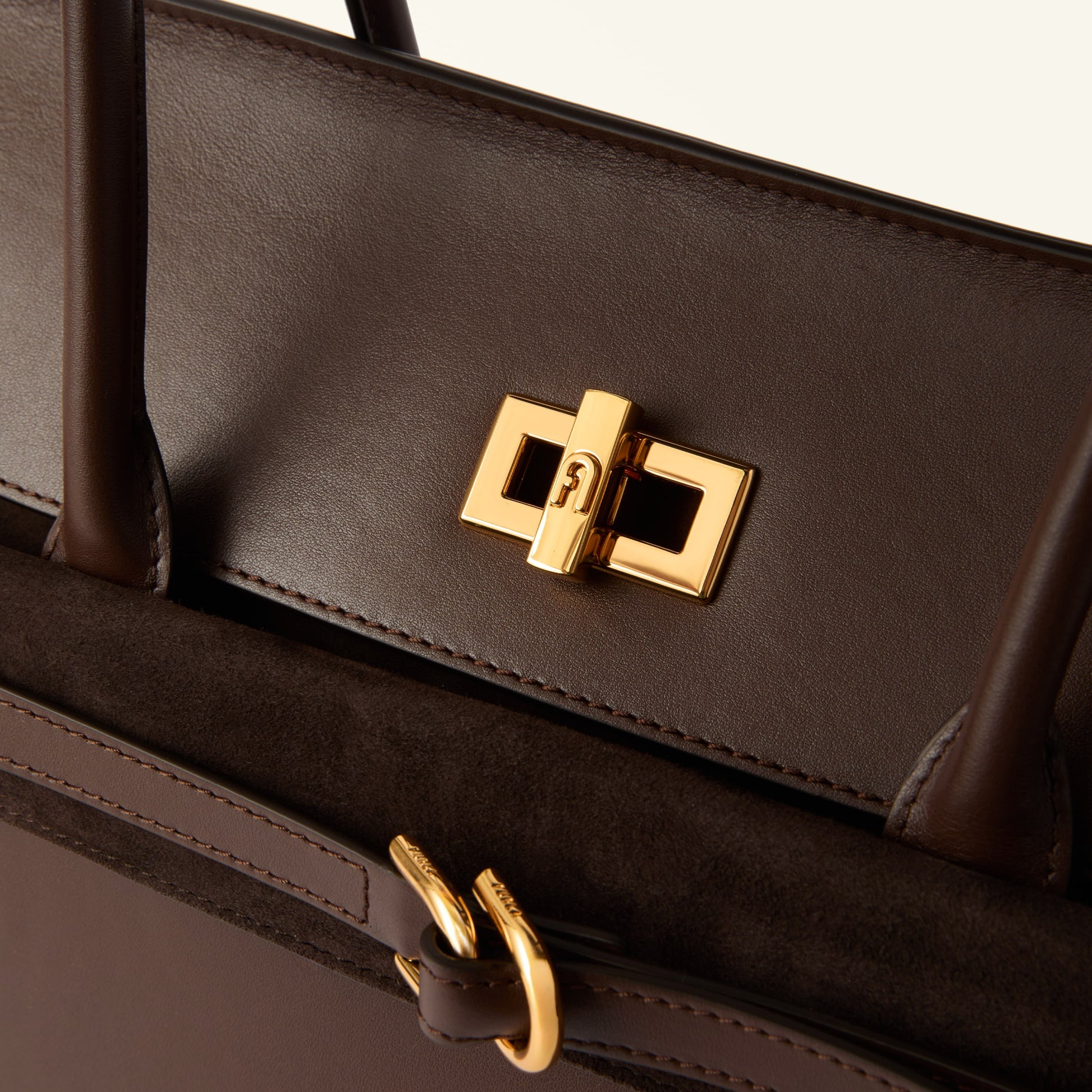 Furla Greta L Tote in Brown - Bags 