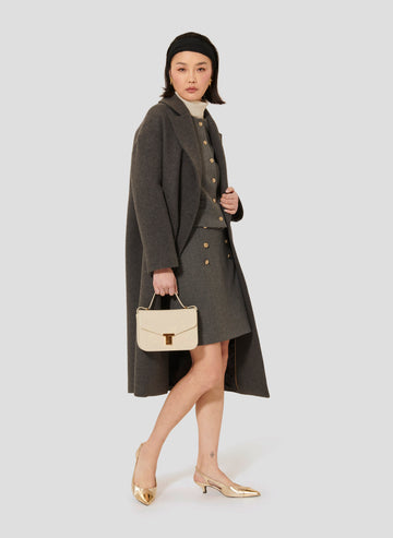 Milo grey caban coat by Tara Jarmon Lebanon