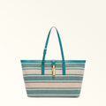 Furla Debby L Tote in Blue - Bags 