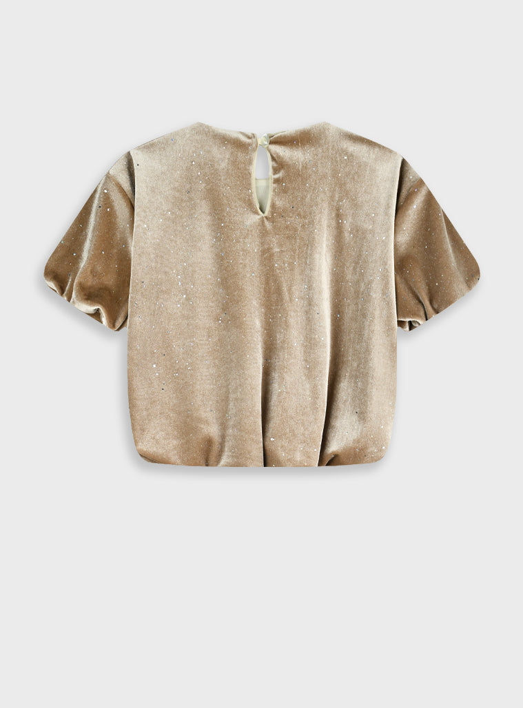 Girl Blouse - Beige