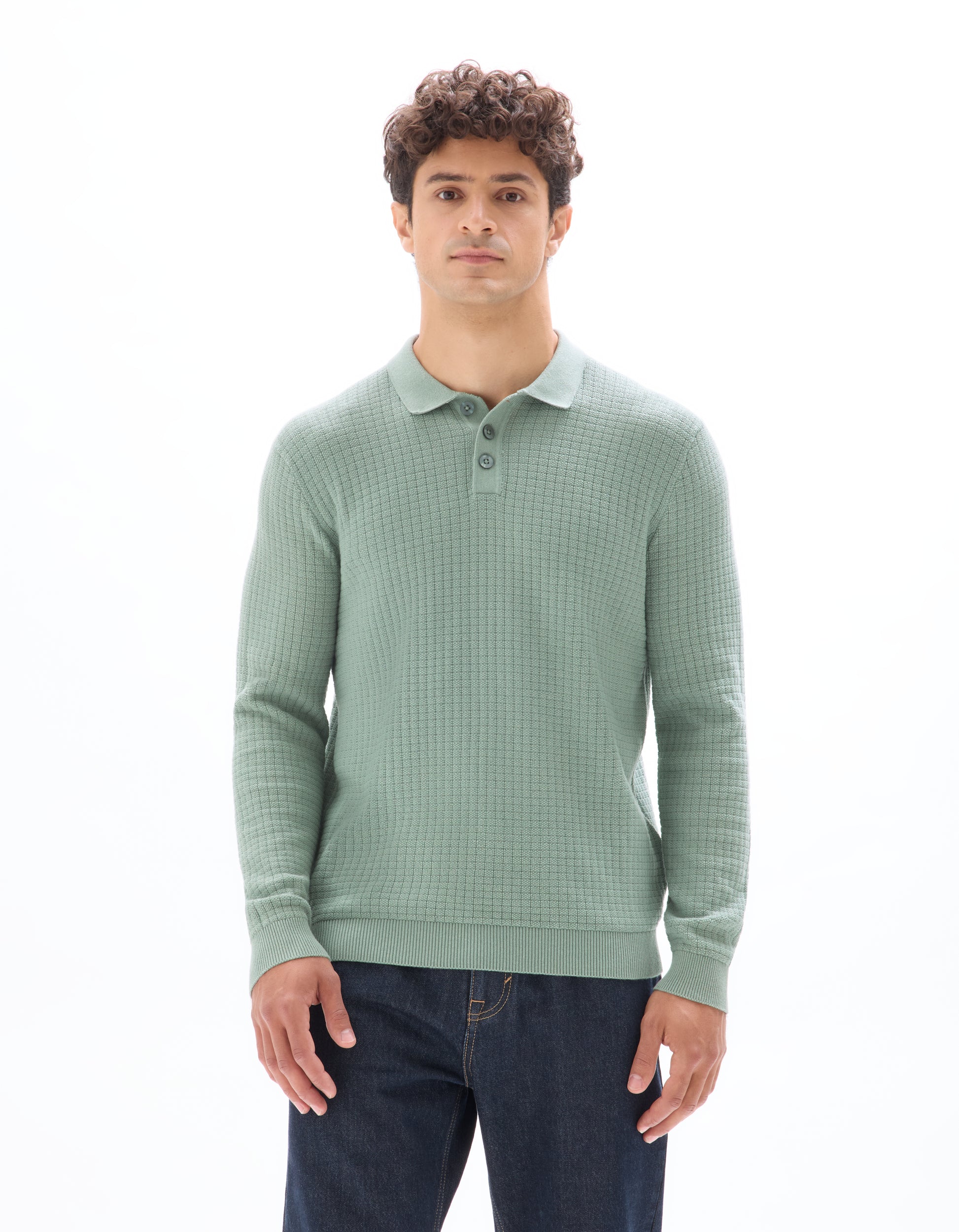 Celadon Crew Neck Jumper - Celio Lebanon