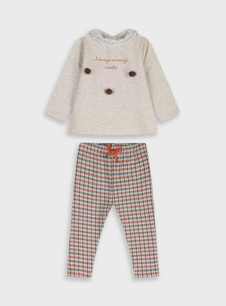 Children's Check Set For Girl