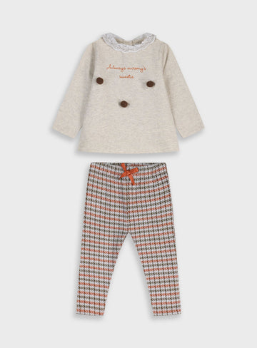 Children's Check Set For Girl