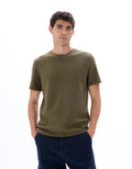 Kaki Short Sleeves Tshirt - Celio Lebanon