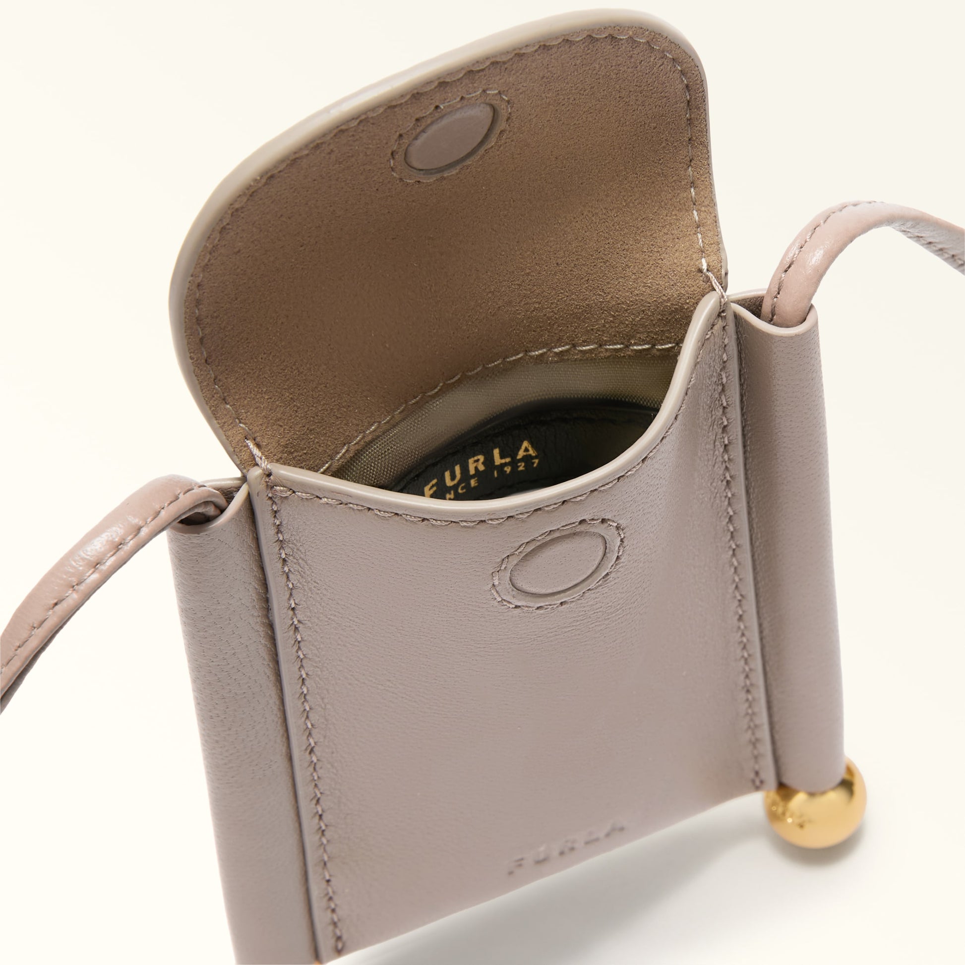 Furla Sfera Soft S Card Case Small Goods In Leather