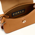 Furla Flow Mini Top Handle in Brown - Bags 
