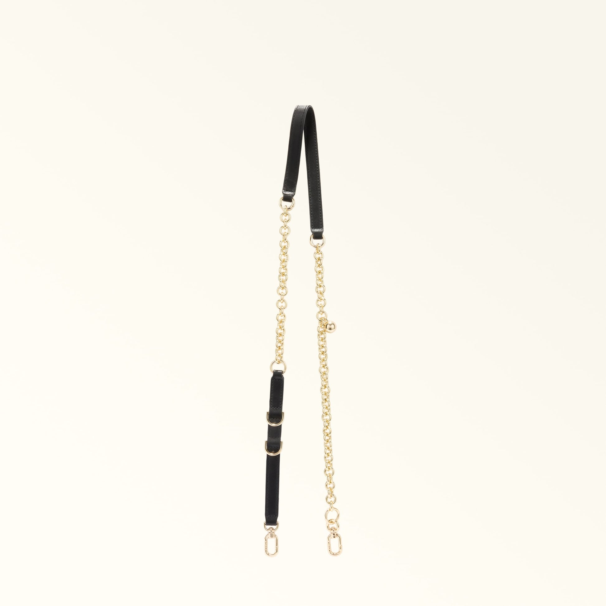 Furla Delia Personalizable Chain Shoulder Strap in Black - Accessories 