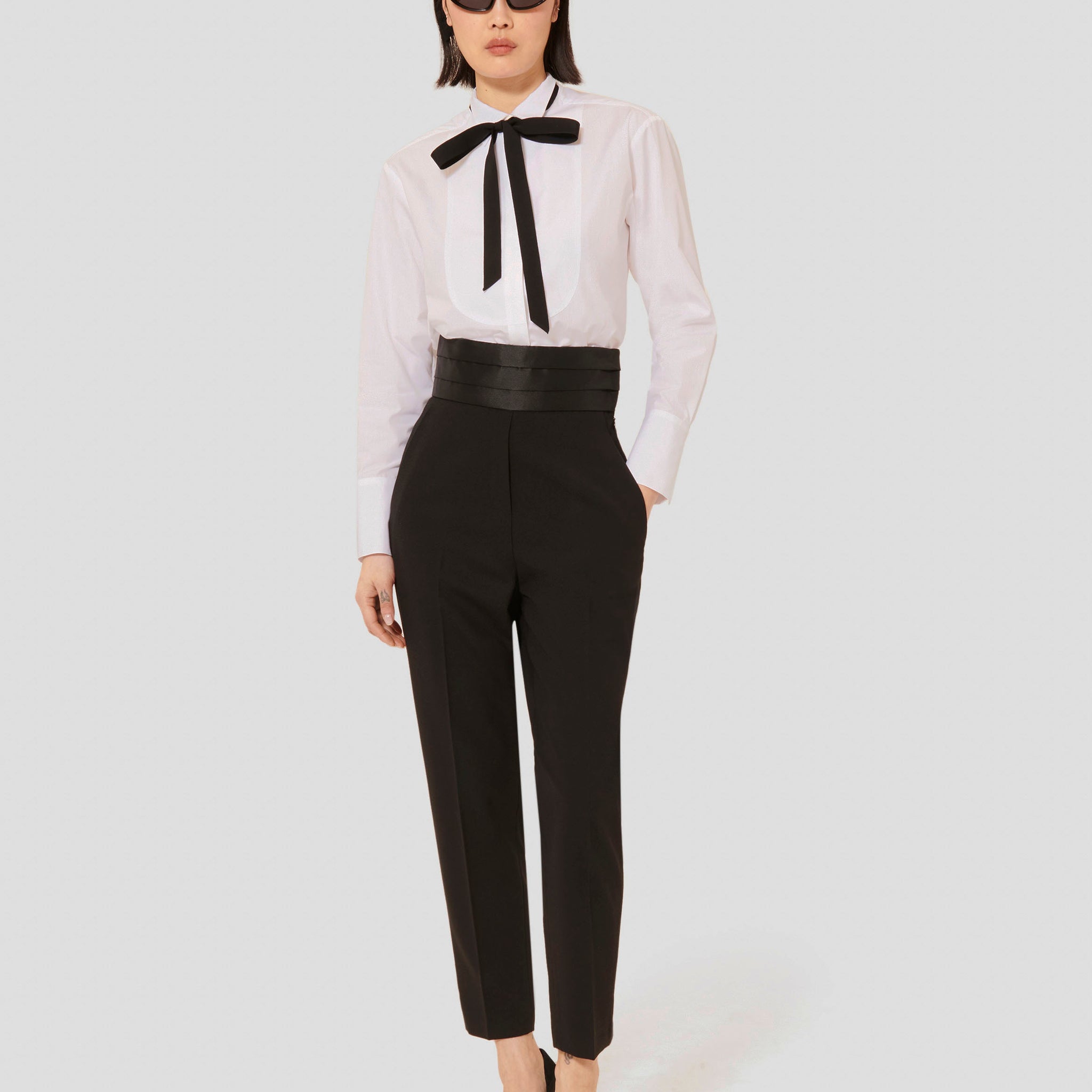 Paul Black Wool Pants by Tara Jarmon Lebanon