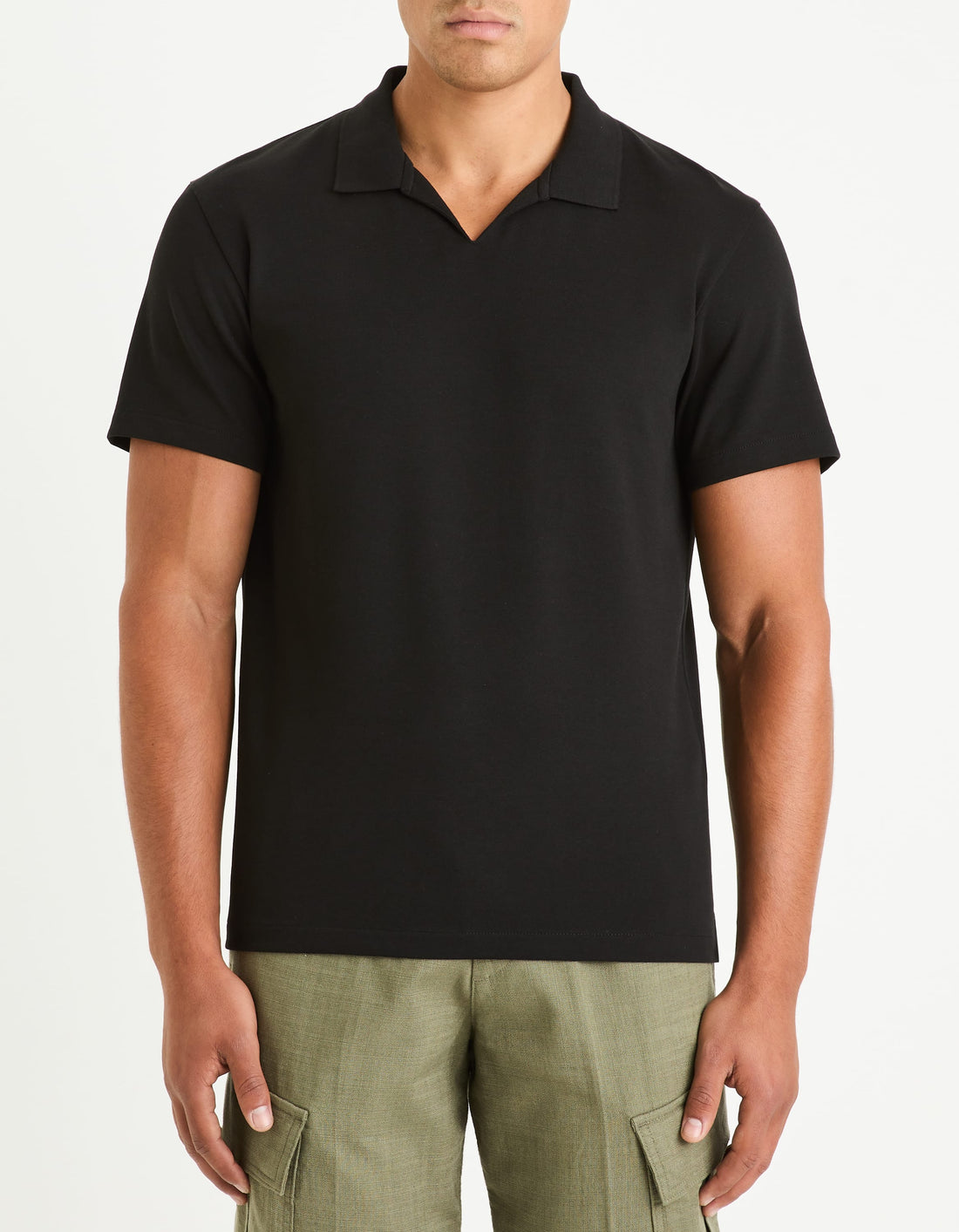 black Short sleeves Polo