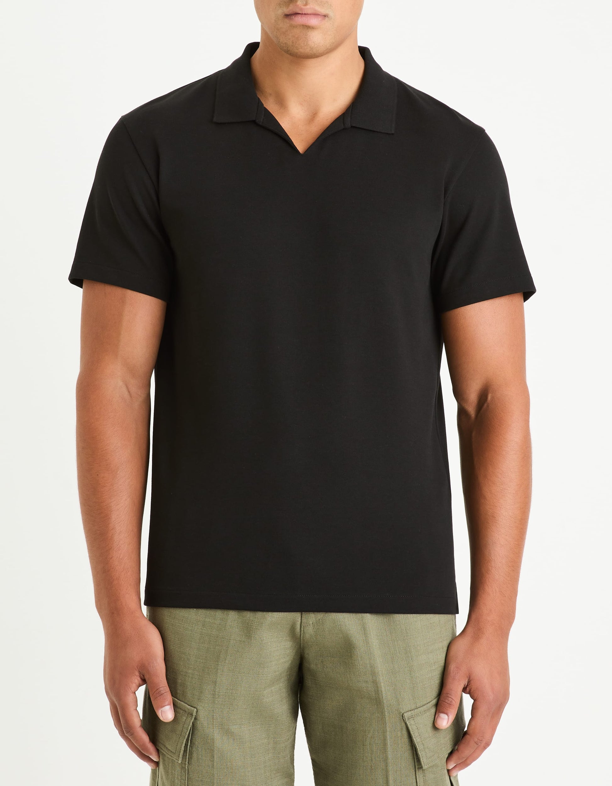 black Short sleeves Polo