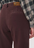 Jerome jeans in brown cotton by Tara Jarmon