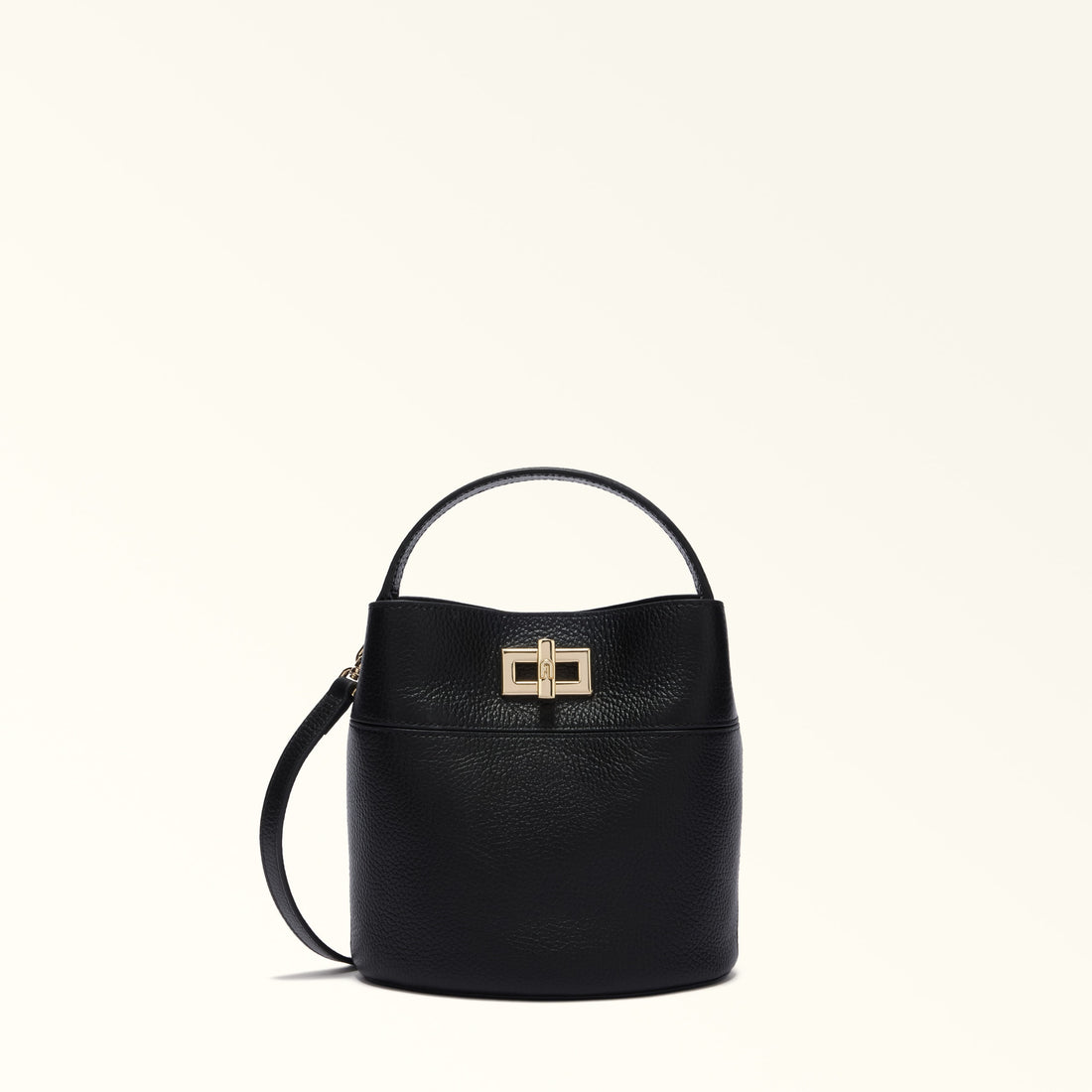 Furla Amelia Mini Bucket Bag in Black - Bags 