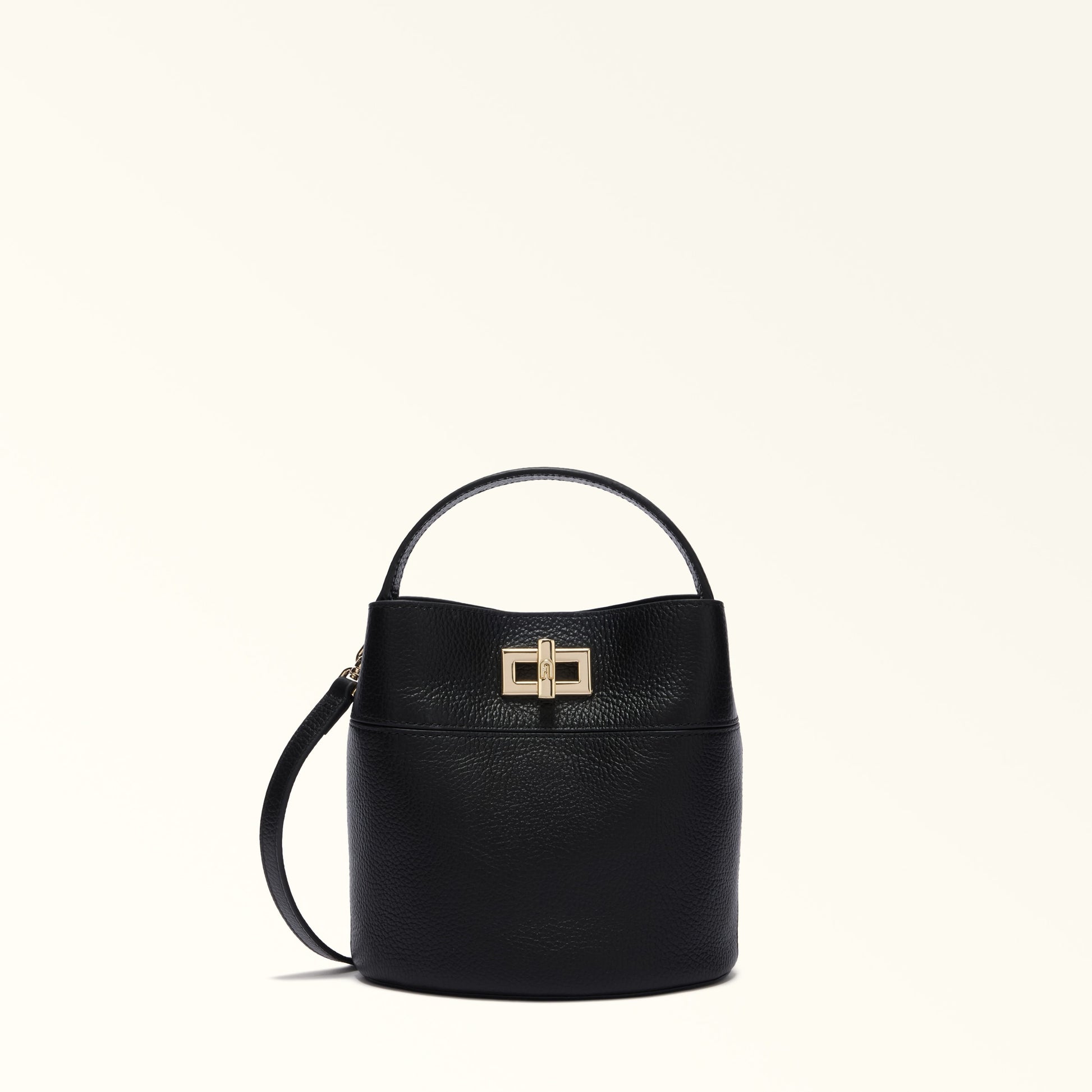 Furla Amelia Mini Bucket Bag in Black - Bags 