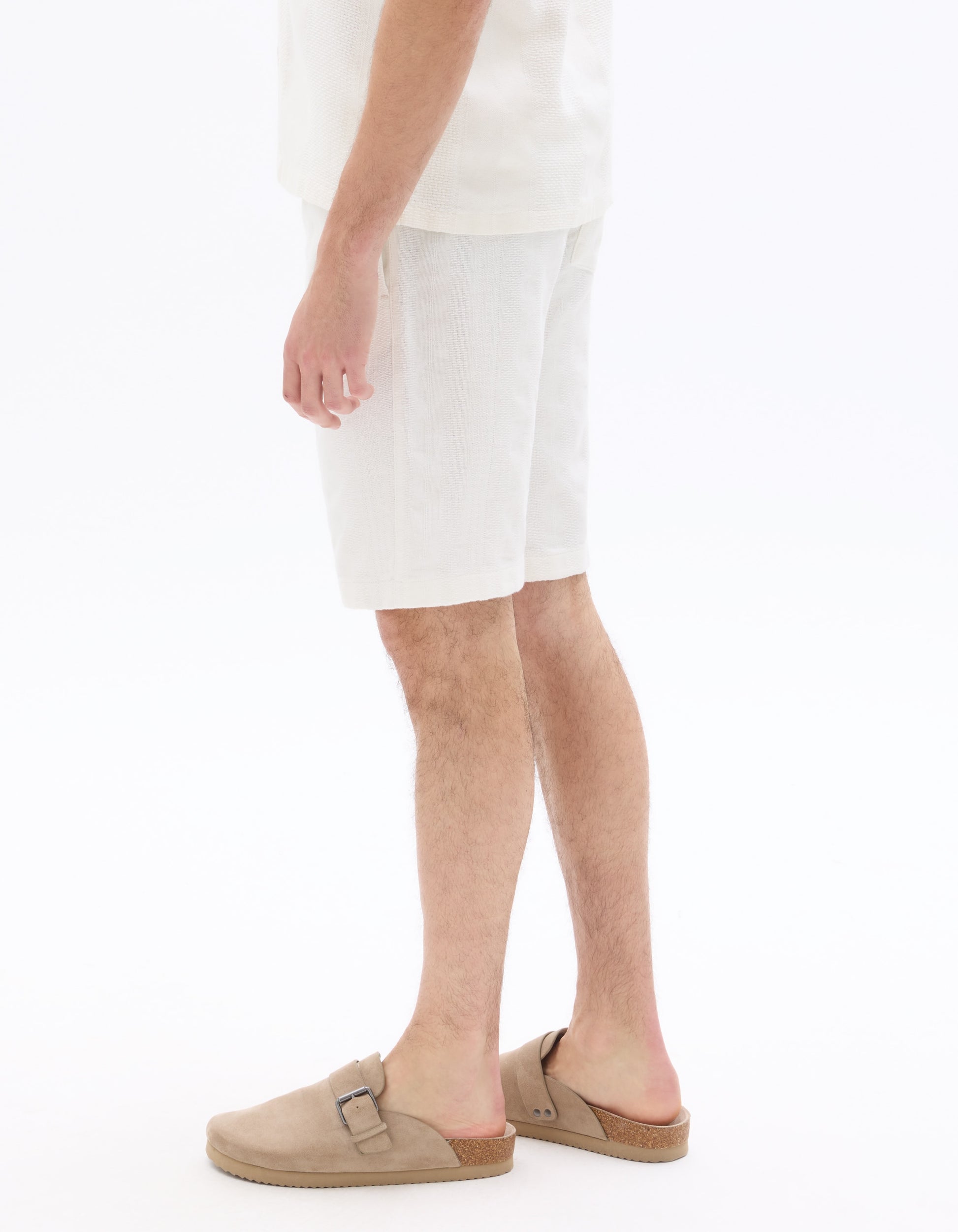 Celio Cotton Bermuda - White
