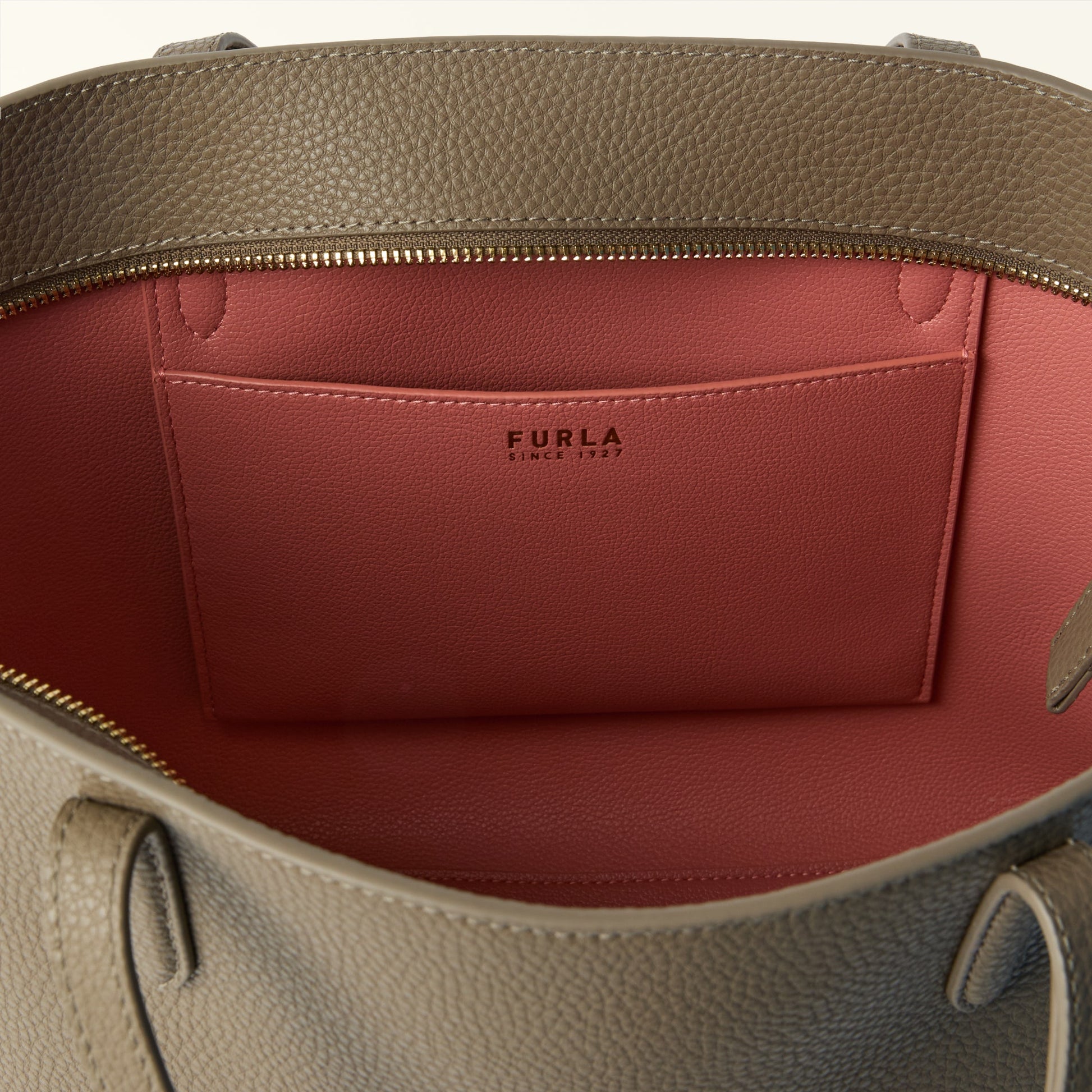 Furla Ava M Tote W/Zip in Pink - Bags 