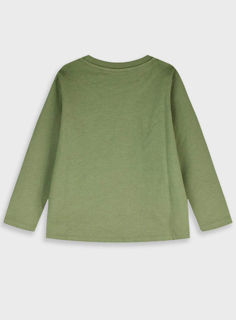 Cotton Boy Blouse - Khaki
