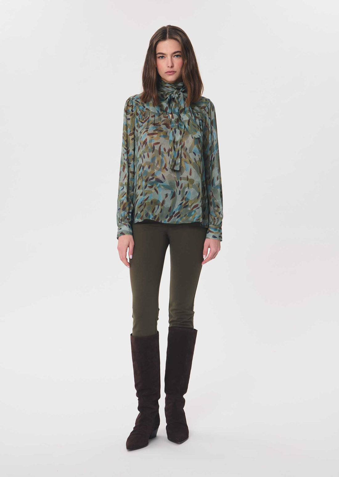 Titien top in green by Tara Jarmon