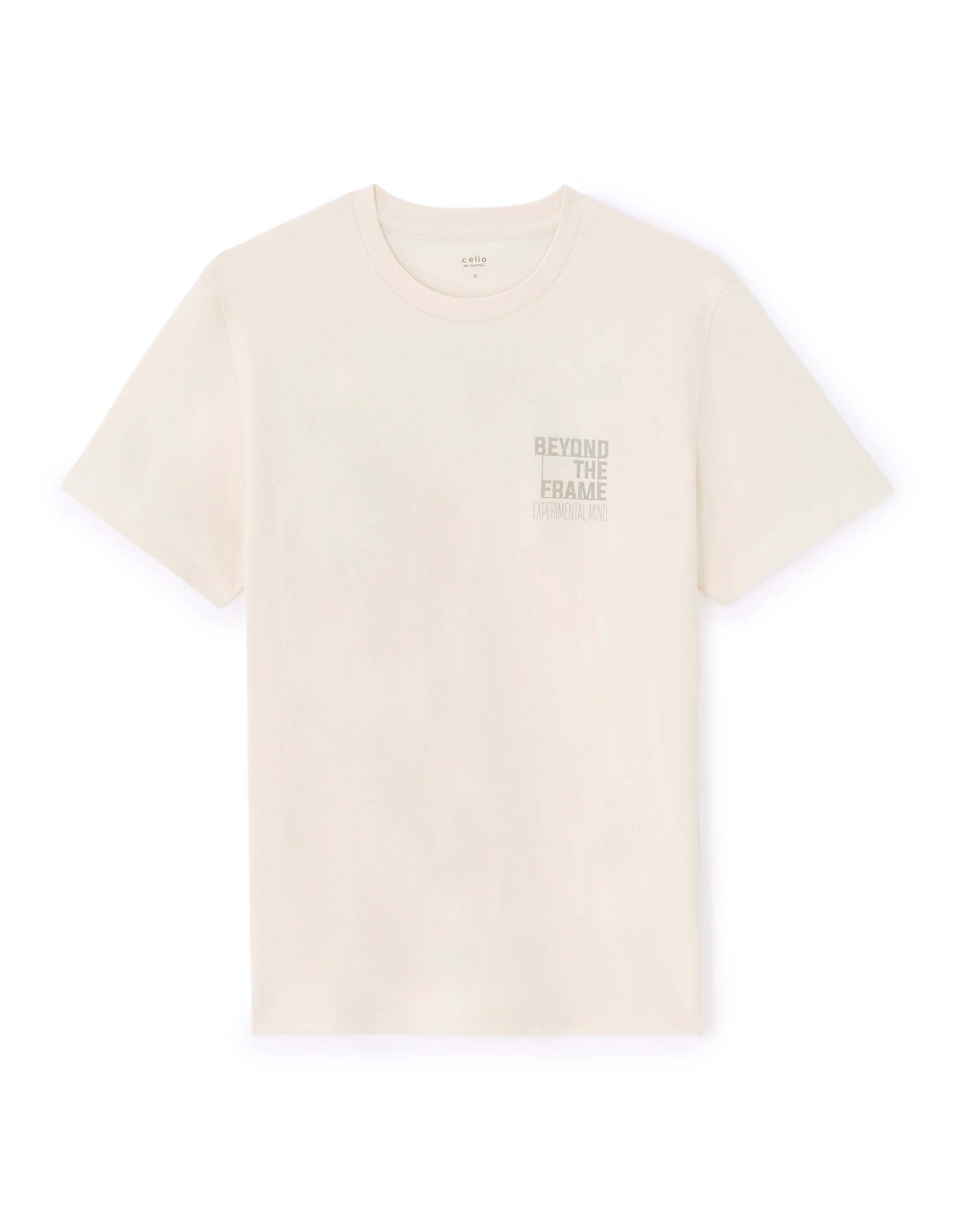 MEXWORD ECRU SS TSHIRT - Celio lebanon