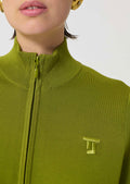 vest in beige technical mesh