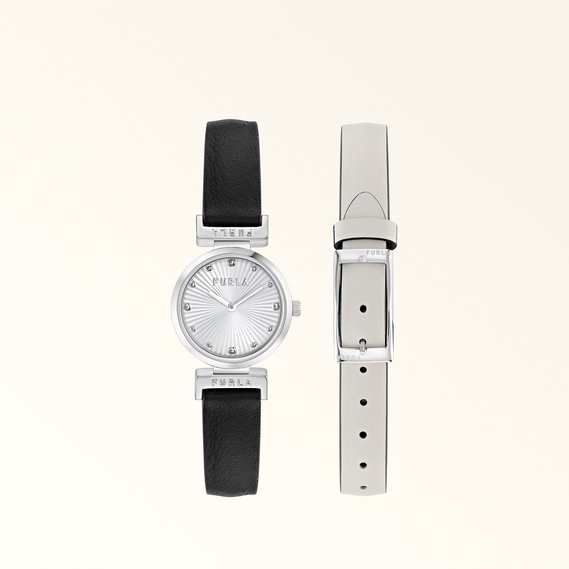Furla Twist Round Case Watch 25Mm in White - Watches 