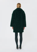 Mael  green faux fur for women