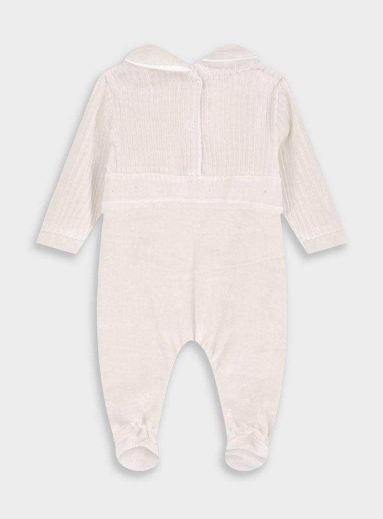 White Infant Romper for Girls