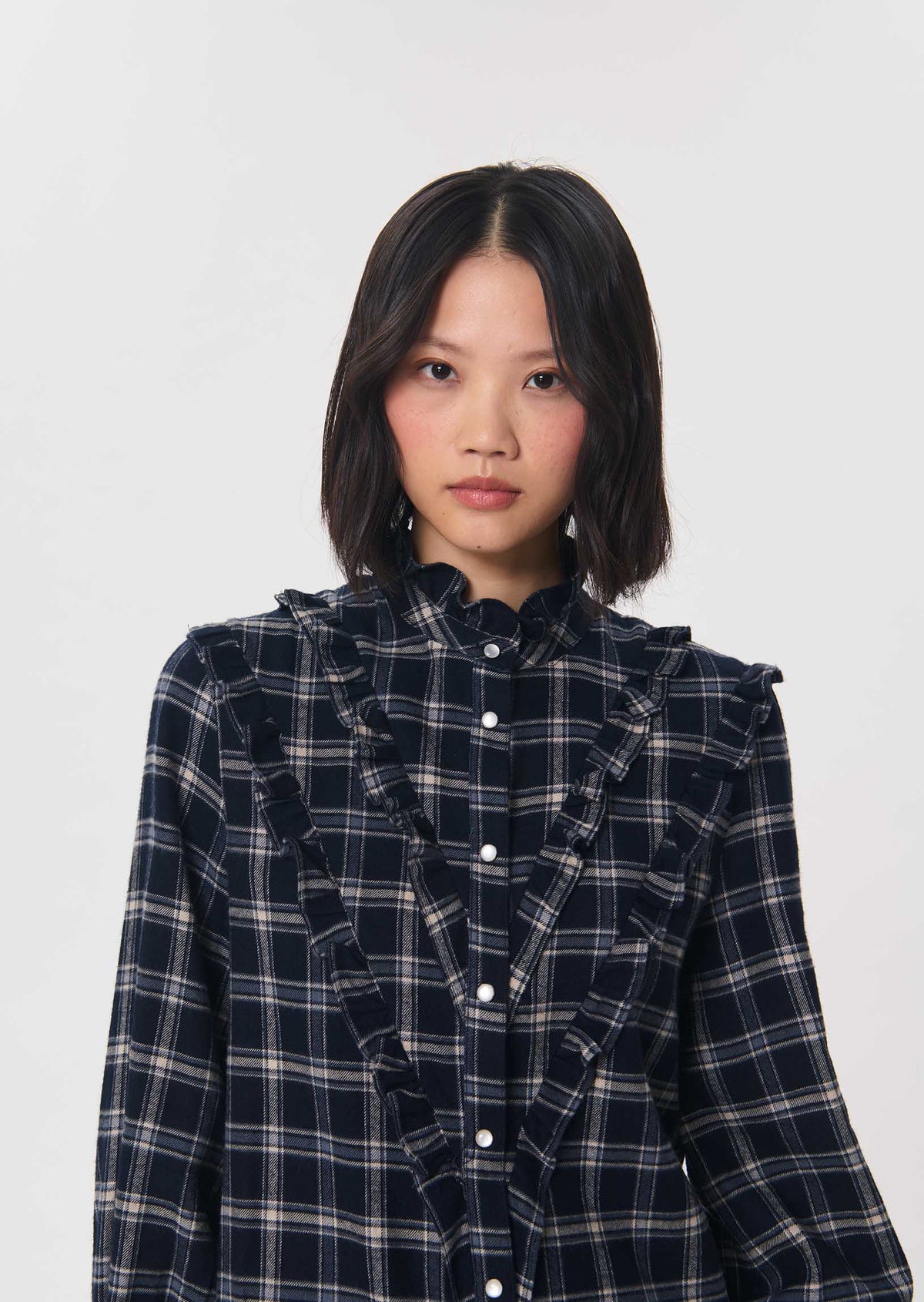 Christina shirt in navy by Tara Jarmon