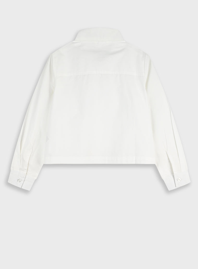 Cotton Girl Shirts - White